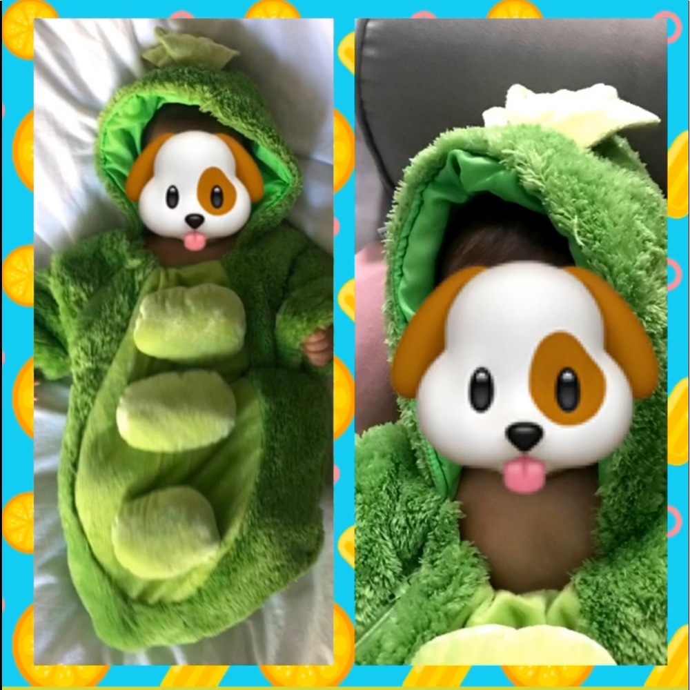 0-6 Months Baby Pea Costume